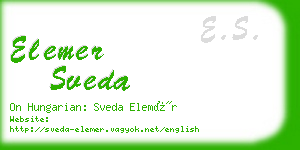 elemer sveda business card